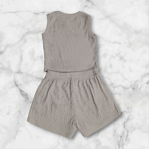 Plush Short Set