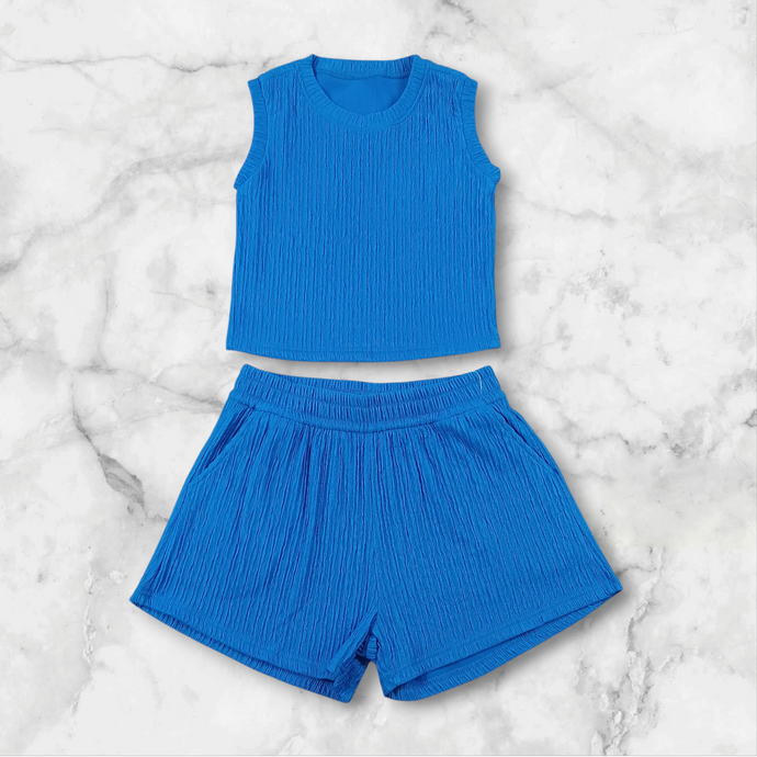 Plush Short Set